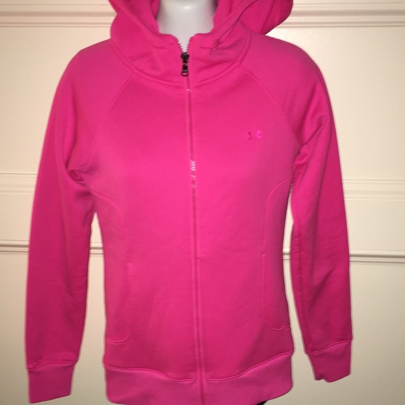 Under Armour Tops - 💥3 for$15💥EUC UA STORM ZIP-UP W/HOODIE FLEECE